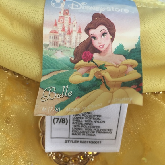 Disney Princess Belle Yellow Costume Dress - Picture 3 of 8